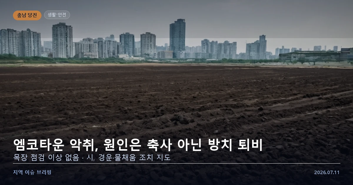 아파트 단지와 인접한 농경지 들녘을 표현한 개념 이미지