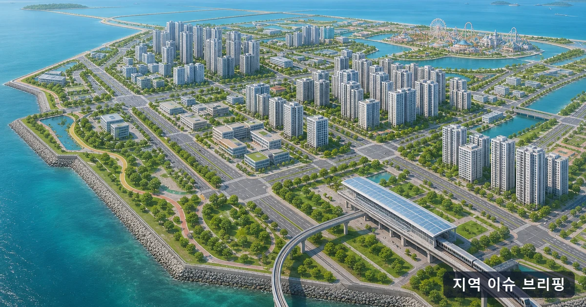 송산그린시티 신안산선 철도 인입 구상