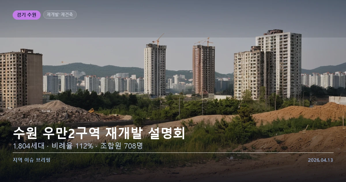 수원 우만2구역 재개발 이미지