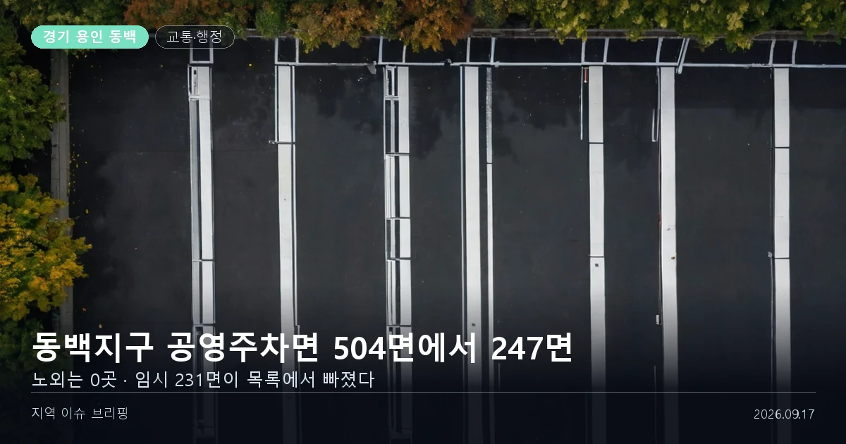 상가 앞 도로변에 차량이 길게 늘어선 도심 주차난 풍경을 담은 개념 이미지
